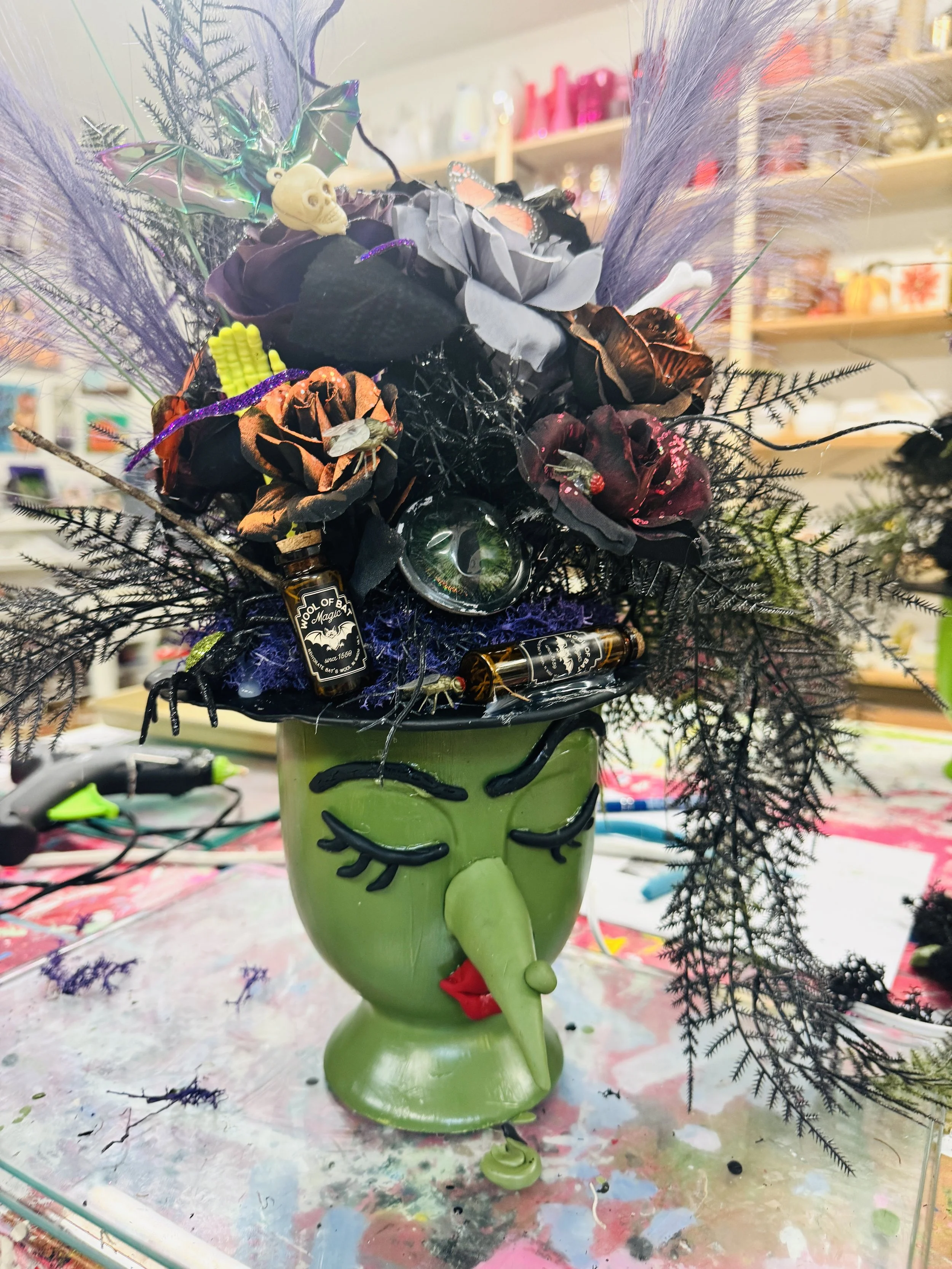 Wickedly Creative Witch Planter Workshop