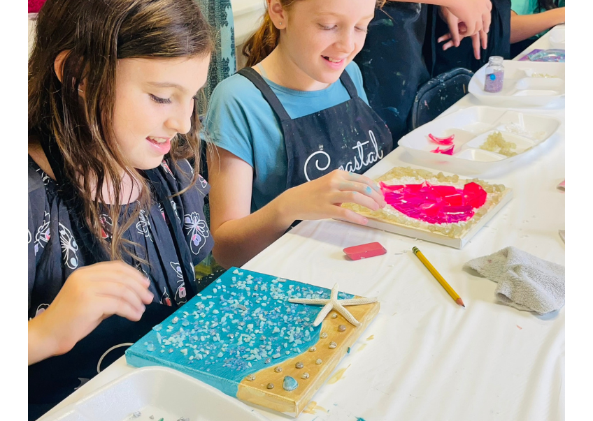 Crushed Glass & Resin (Ages 8-16)