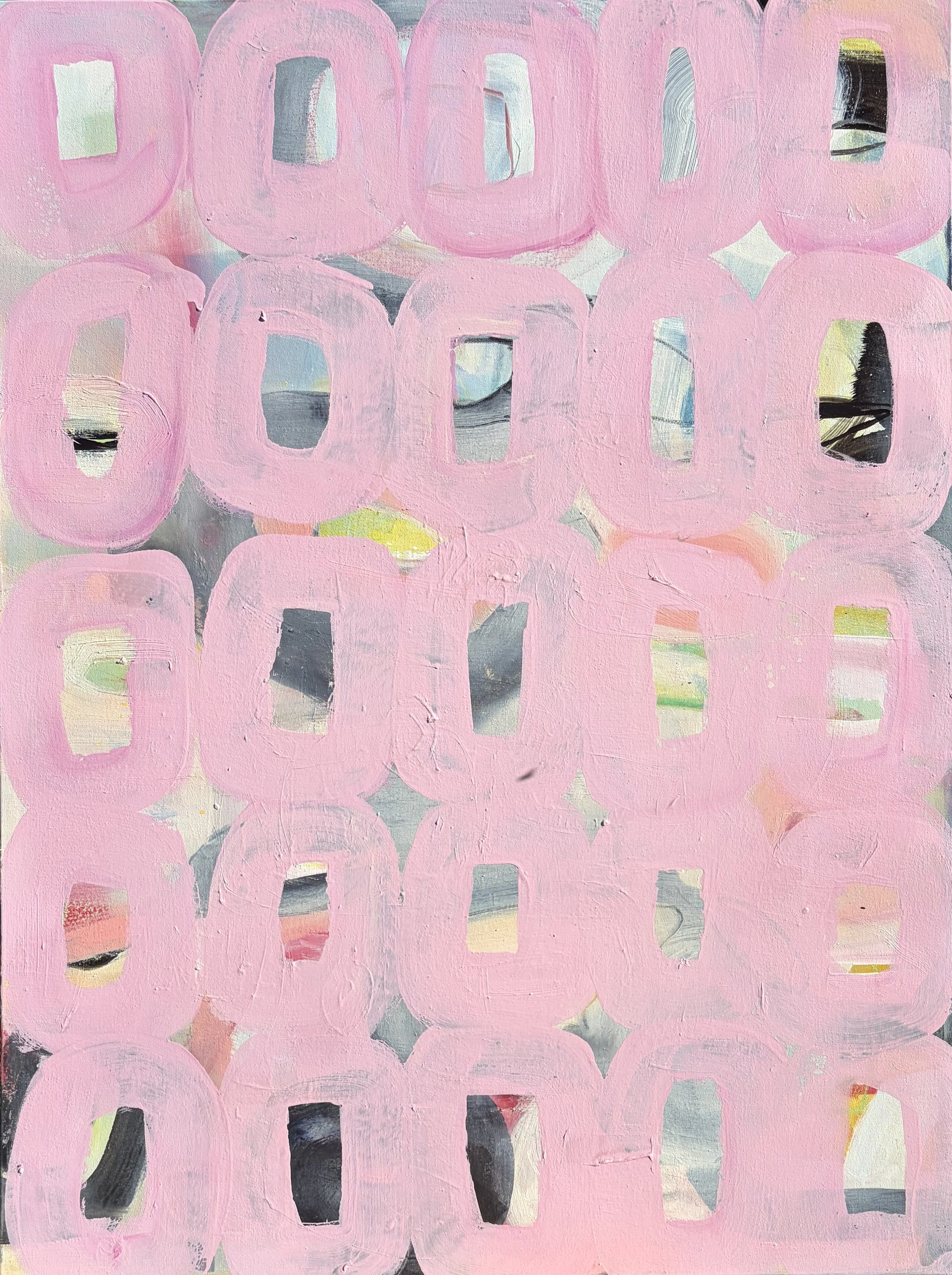 Pale Pink 5x5, 2026, 48"x36" Acrylic and HousePaint on Canvas 2026 