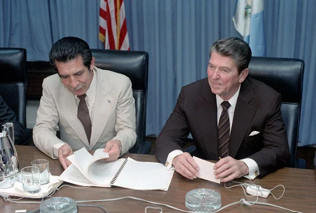 "I know that President Rios Montt is a man of great personal integrity and commitment." – Ronald Reagan, December 4, 1982