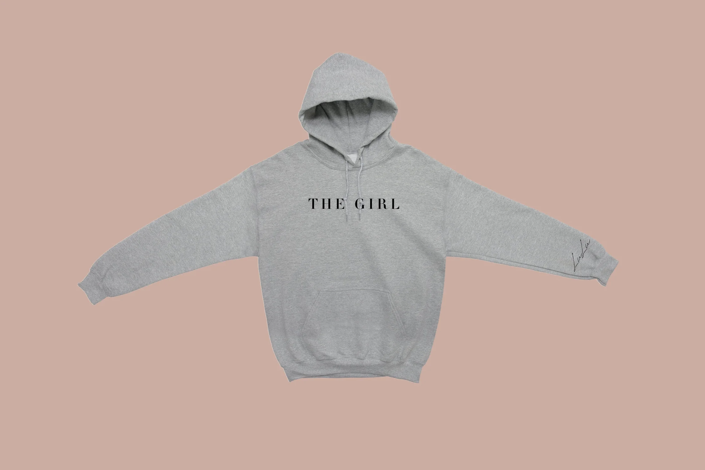 The Girl - Grey Hoodie 