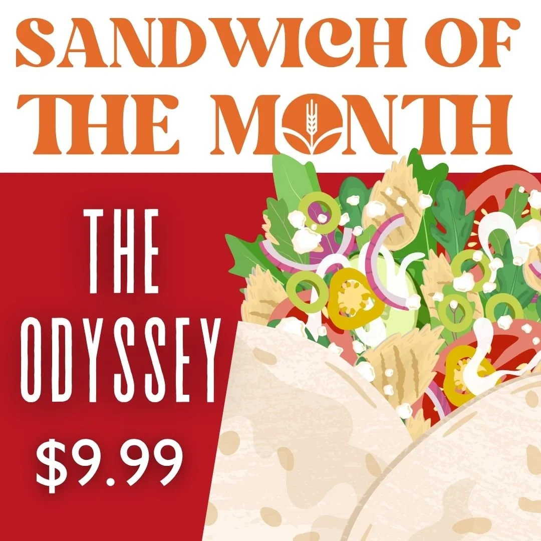Sandwich of the Month – The Odyssey, $9.99