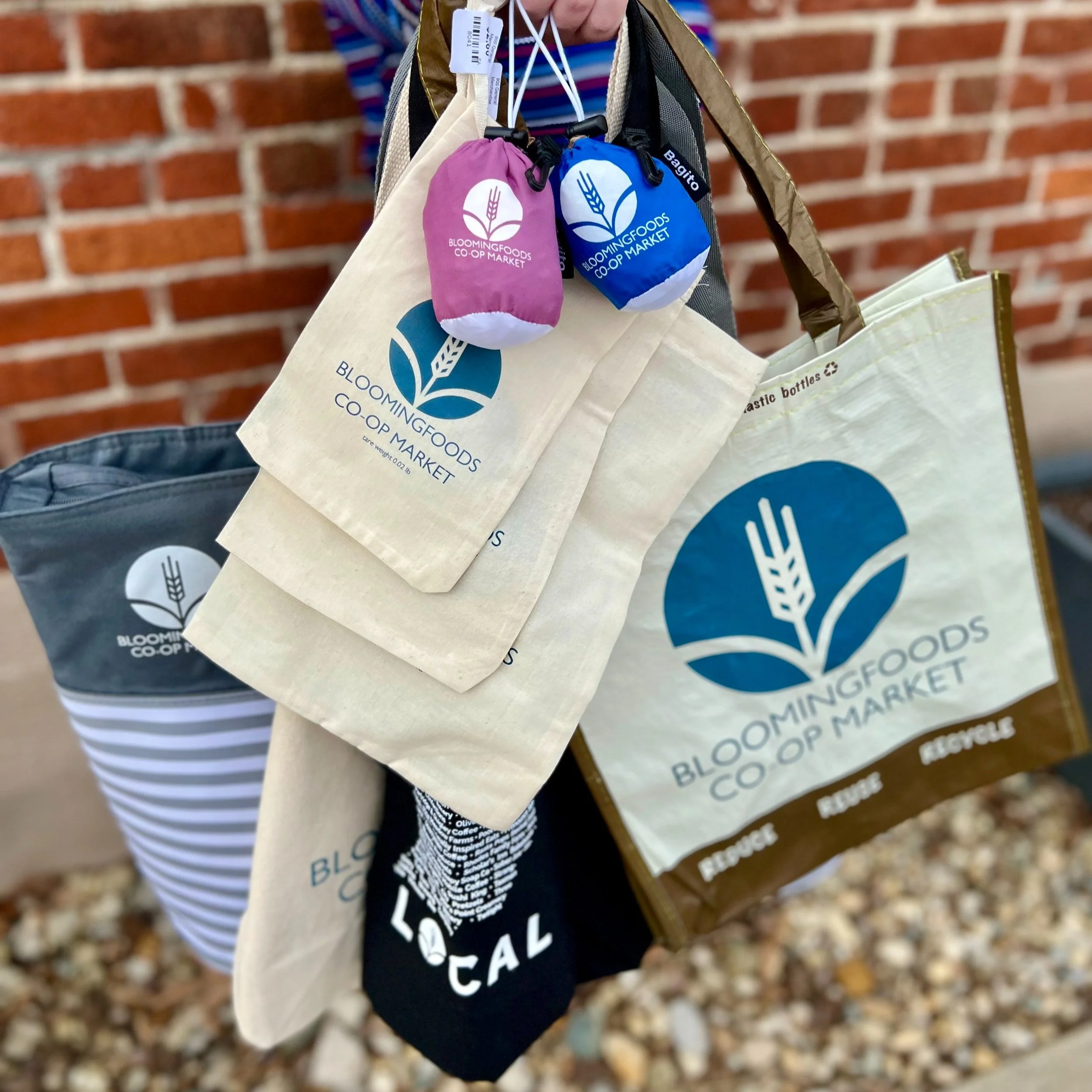 Bloomingfoods Brand Bags - 9 different bags