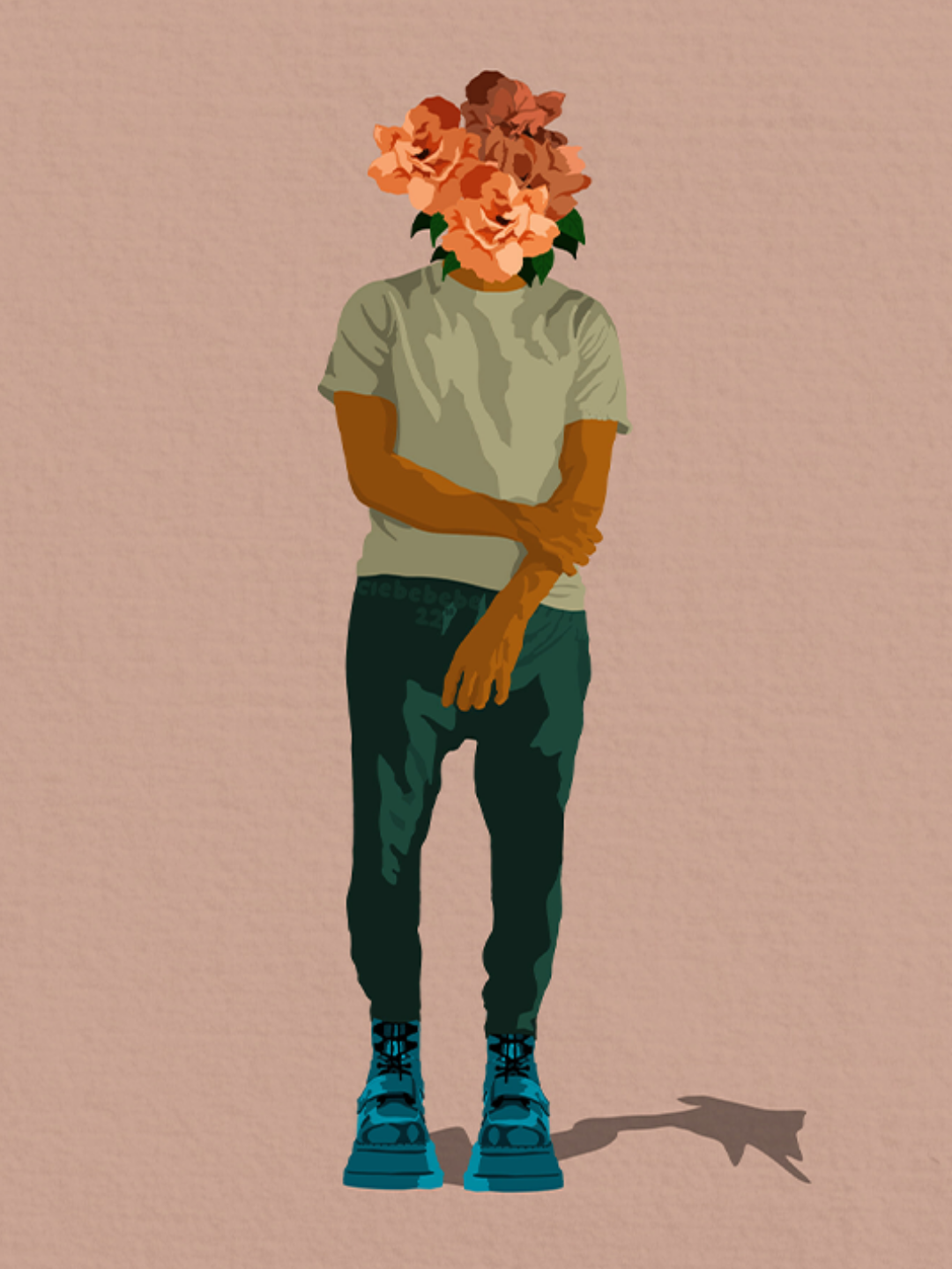 Flwrhead Artwork by Caleb Poer