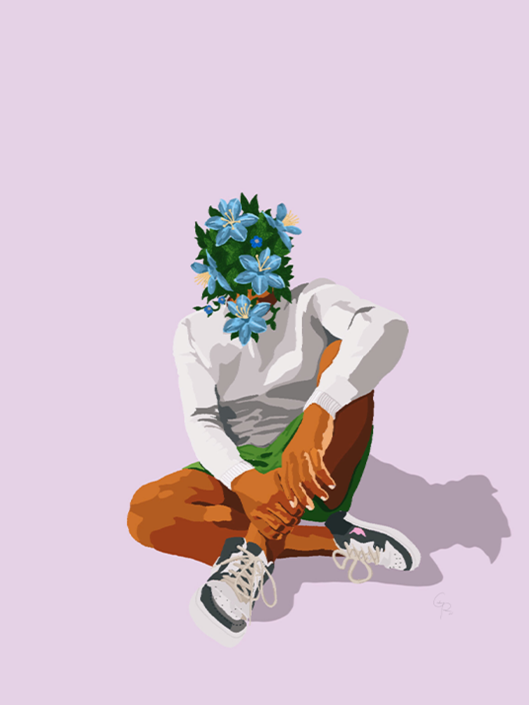 Flwrhead Artwork by Caleb Poer