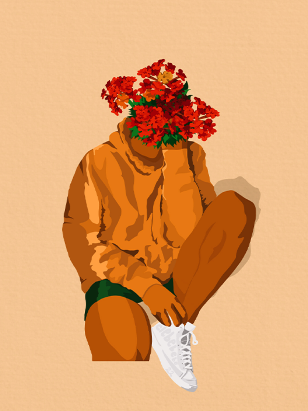 Flwrhead Artwork by Caleb Poer