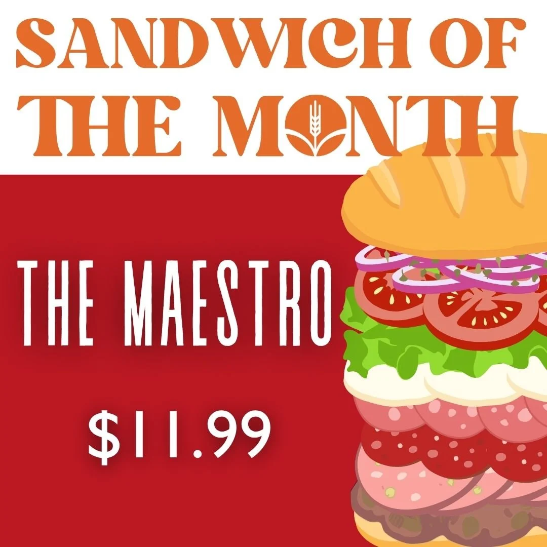 Jluy Sandwich of the Month - The Maestro $11.99