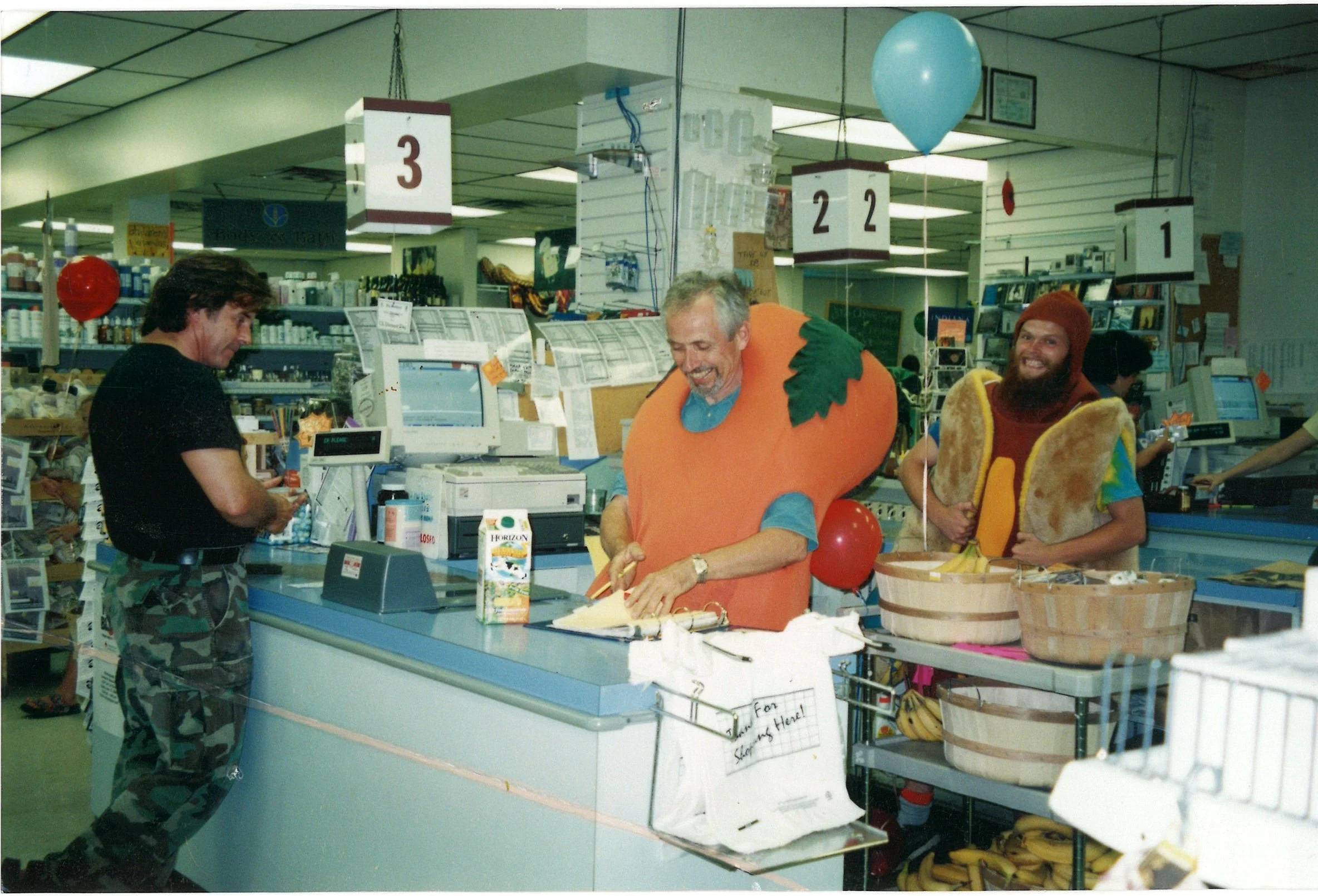 Cashiers at our East Store in the 90's or 2000's