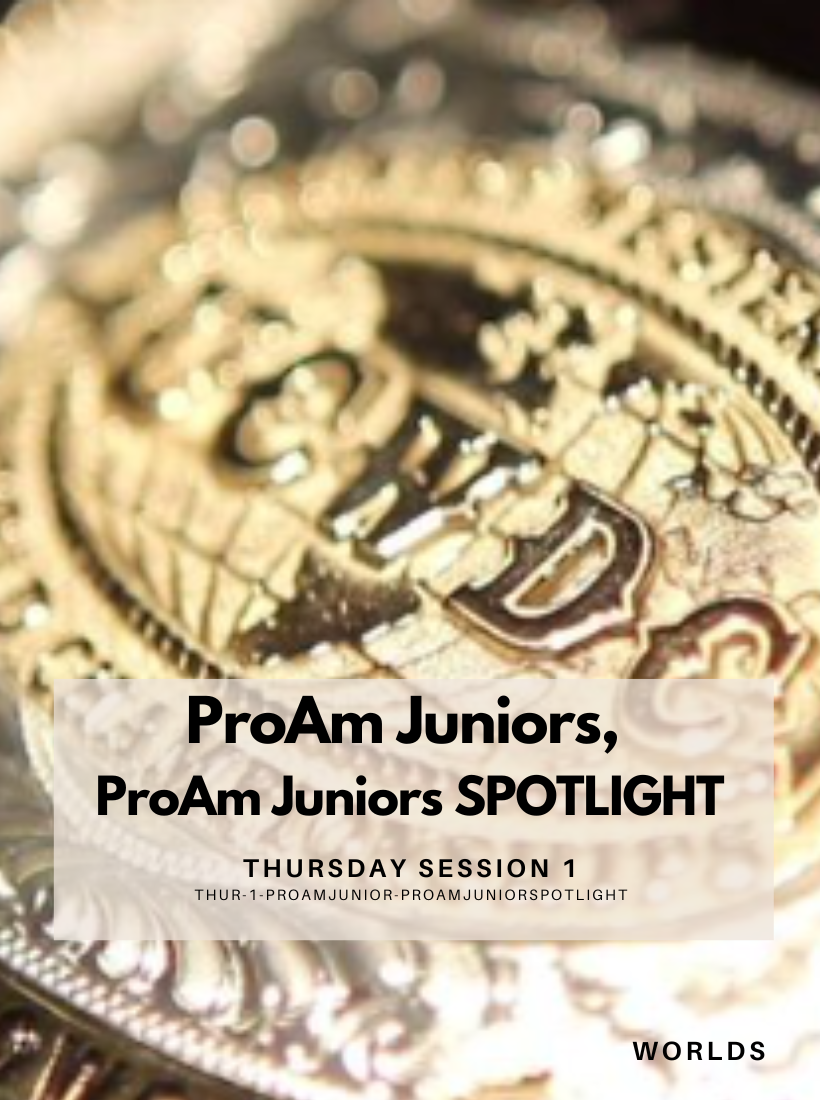 ProAm JUNIORS &ProAm JUNIORS SPOTLIGHT / Thursday Session 1