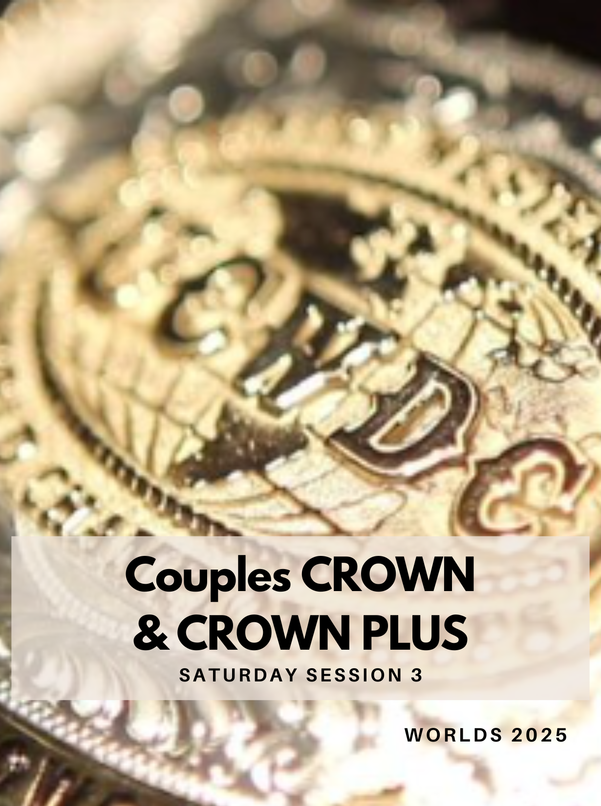 Couples CROWN &CROWN PLUS / Saturday Sessions 3