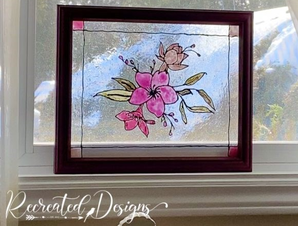 Make It: Faux Stained Glass Suncatcher