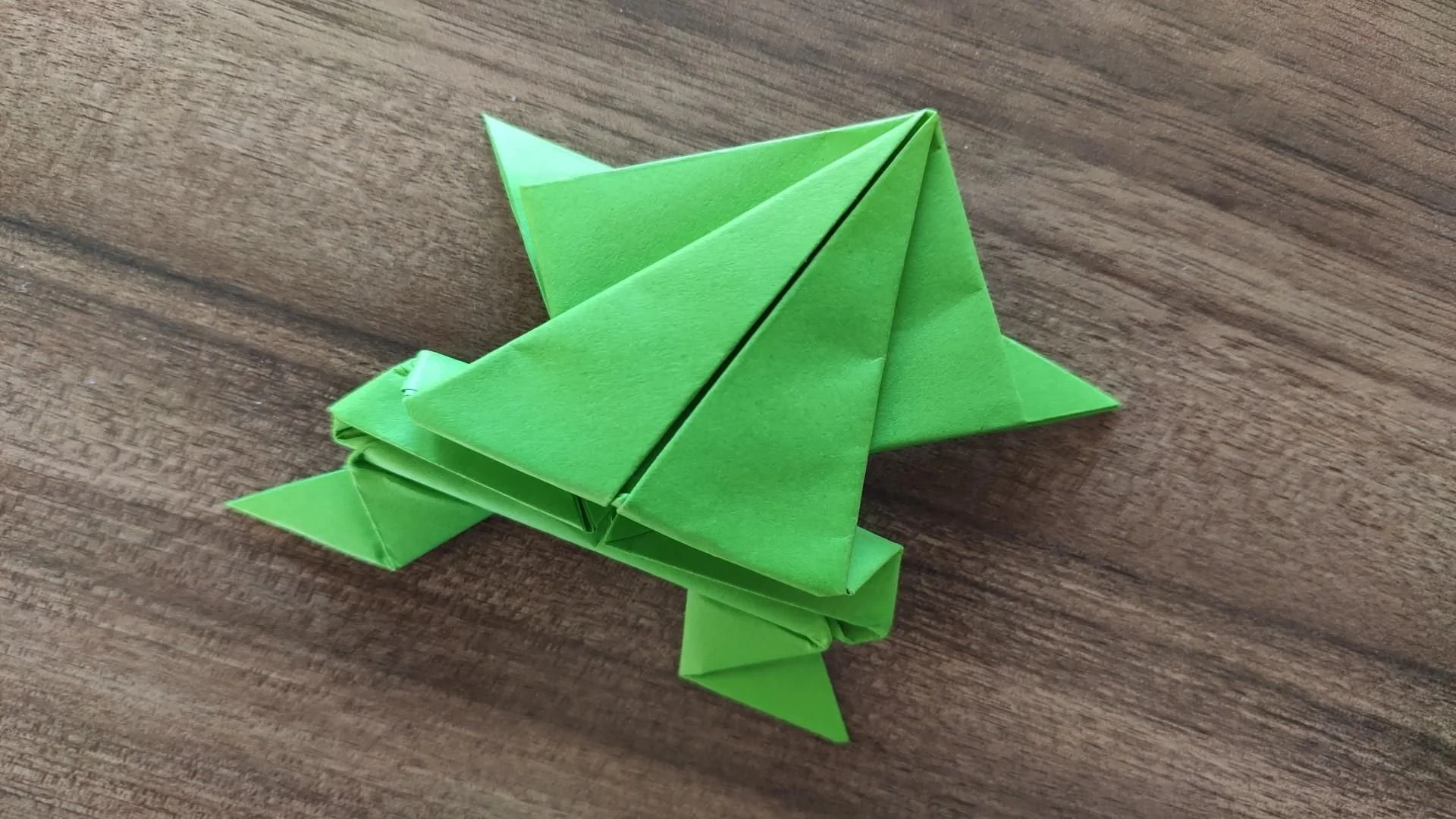 Origami Jumping Frogs