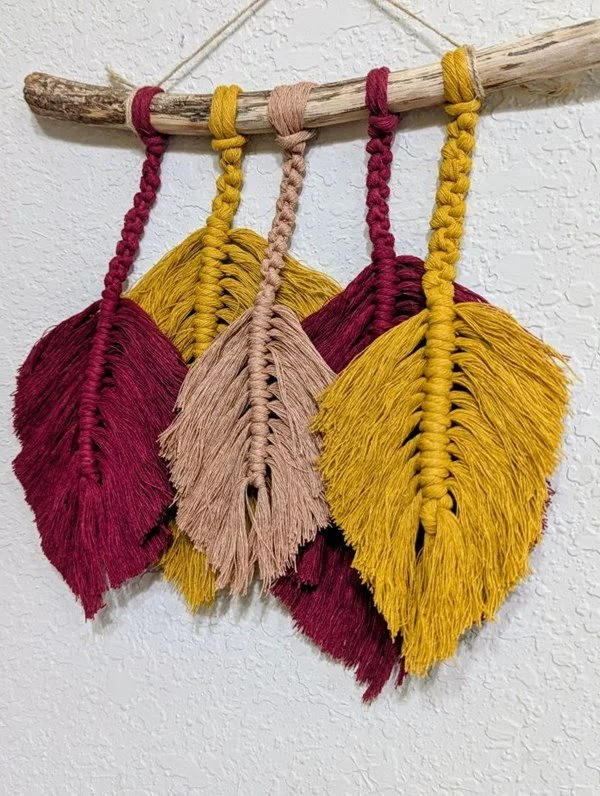 Crafternoon: Macrame Leaf Wall Hanging