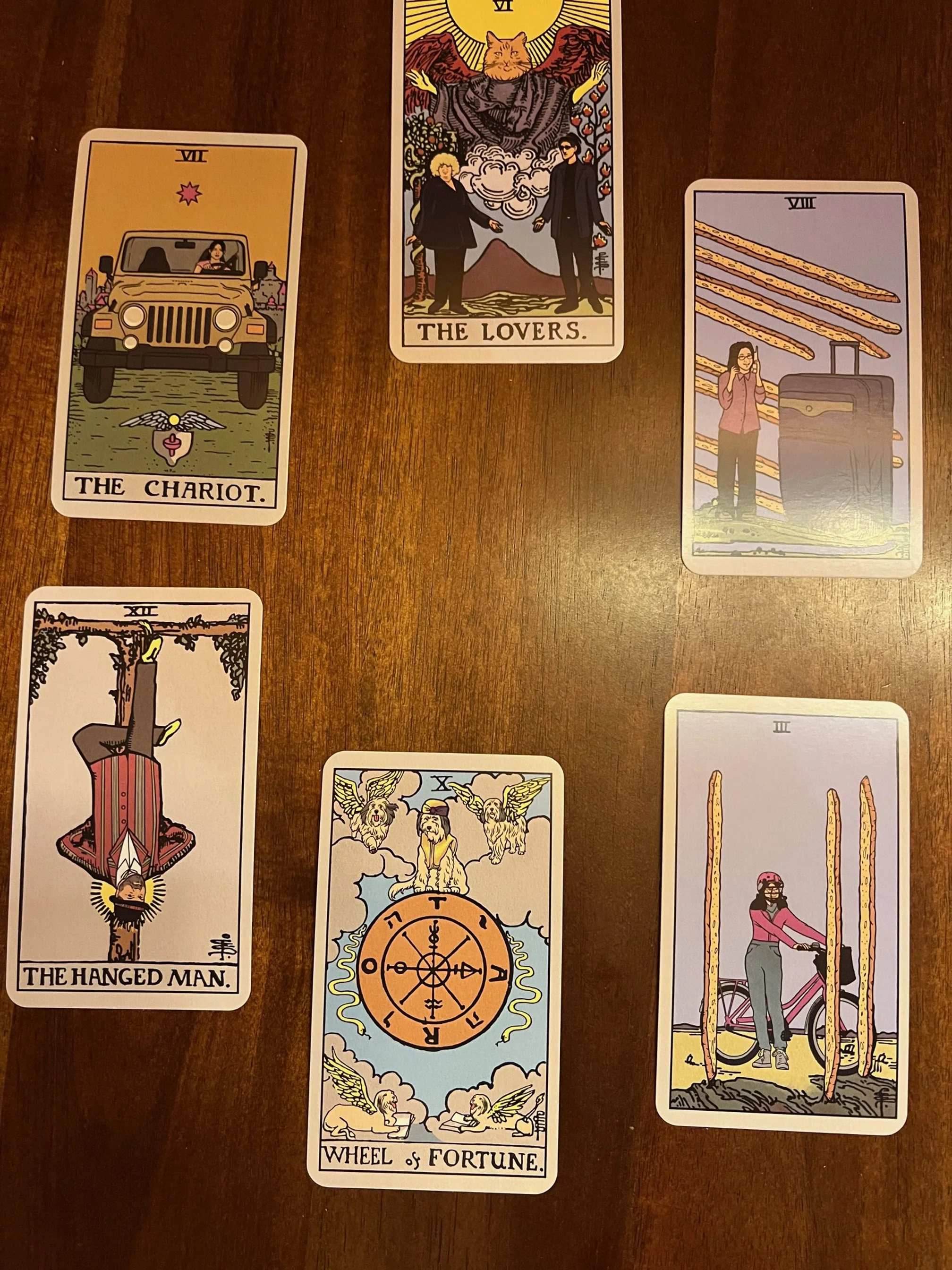 My first tarot spread
