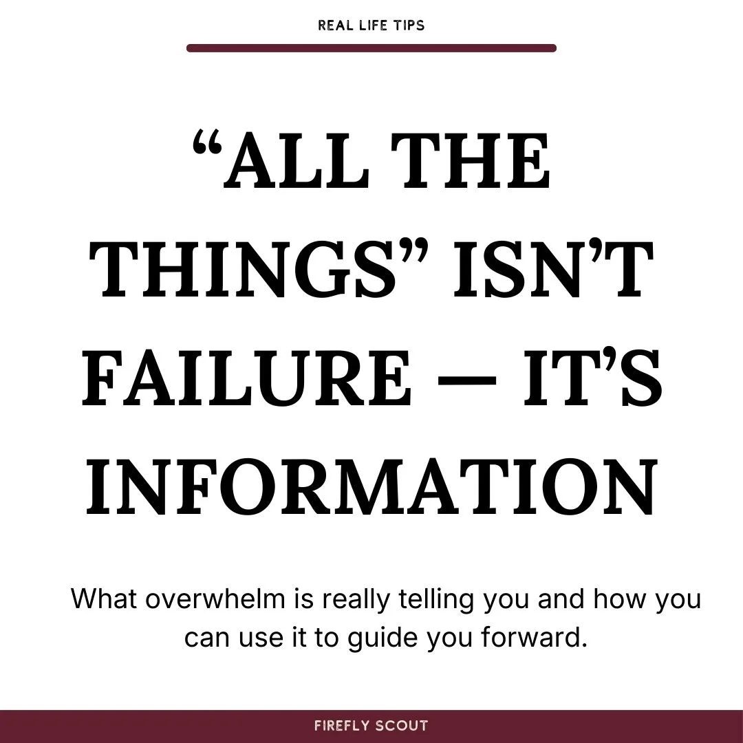 “All the Things” Isn’t Failure — It’s Information