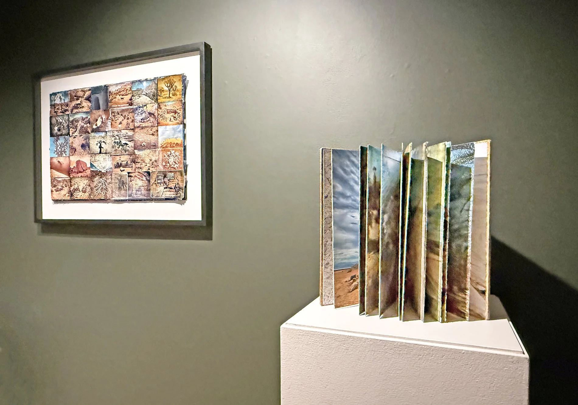 "You Are Lost" book on display,  Monterey Museum of Art