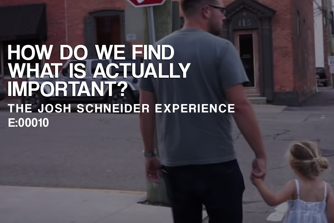 e:00010 - How do we find what is actually important?