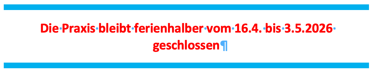 Ferienabwesenheit