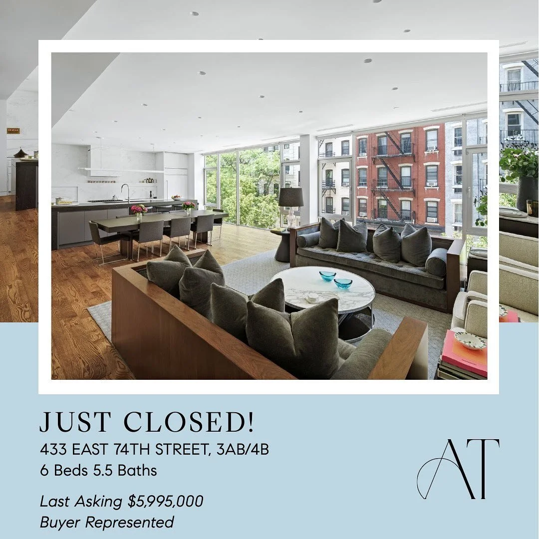 Finding large apartments that are move in ready are a challenge these days in NYC. 

In somewhat of a meant to be moment we were able to scoop this up for our client off-market when the current in contract deal fell through.

So thrilled for our buye