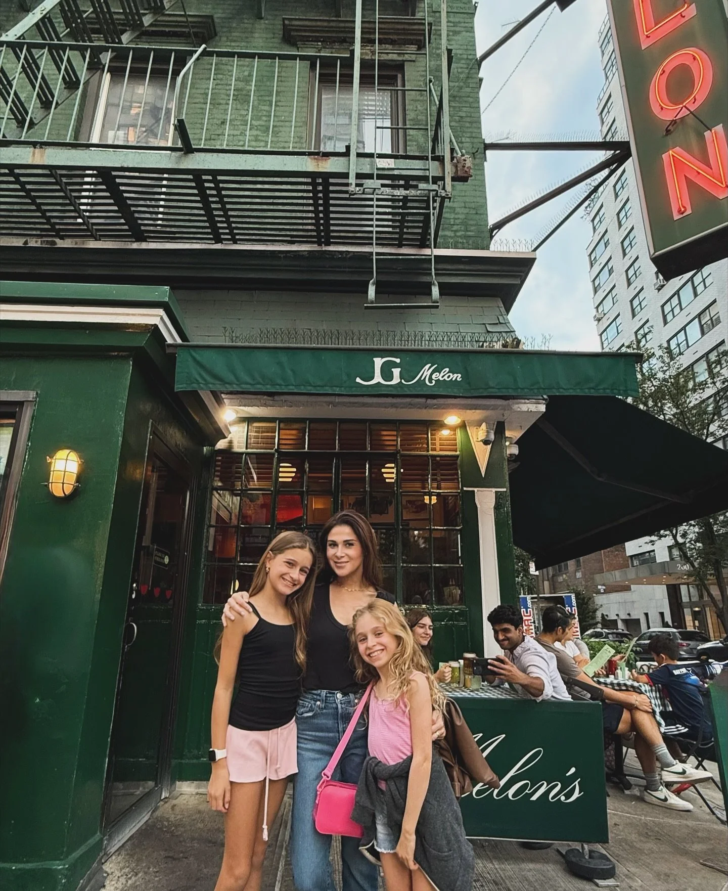 With my favorite girls at a place where some of the best NYC nights have ended&hellip;