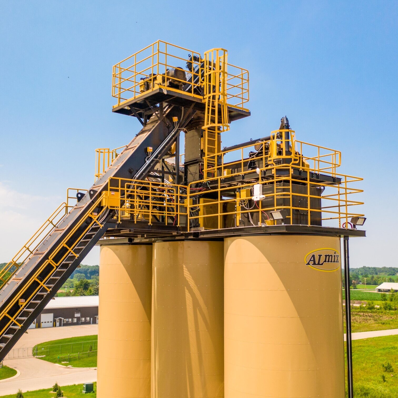 ALmix Hot Mix Storage Silo Tops