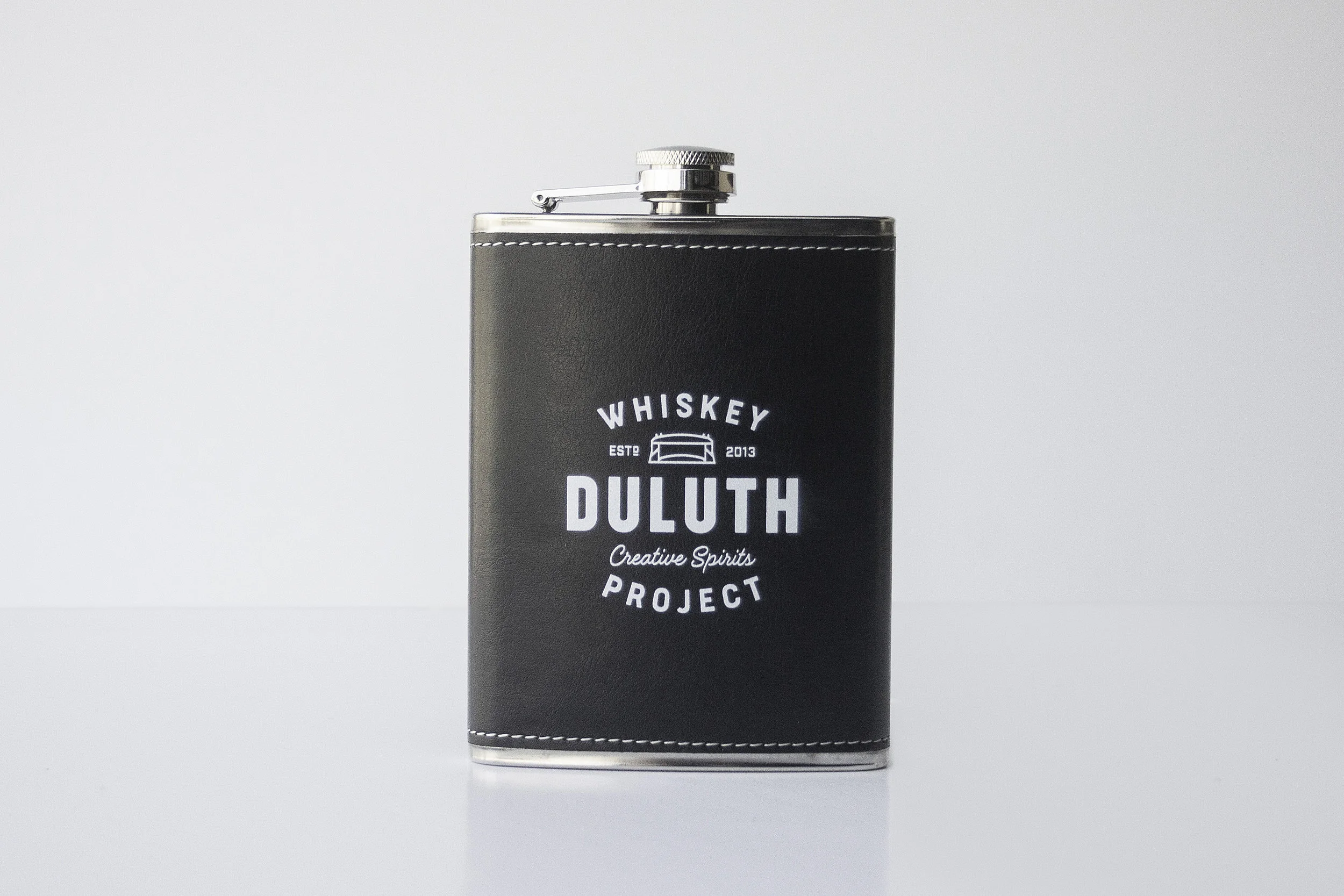 Premium Leather Whiskey Flask || Black (Copy)