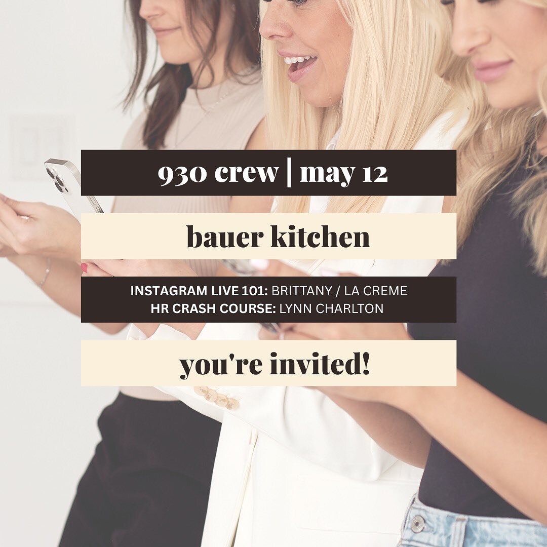 &ldquo;me texting all my biz friends to RSVP to next week&rsquo;s 9:30 crew!&rdquo; ✨🫶

YOU DON&rsquo;T WANT TO MISS THIS ONE! 

This is the last 9:30 crew in this event series &amp; it&rsquo;s going to be an amazing one!

We&rsquo;ll be hearing fro