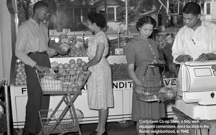 Credjafawn Co-op Store, St. Paul, MN, 1948. Image courtesy of “ A Cooperative Legacy .”
