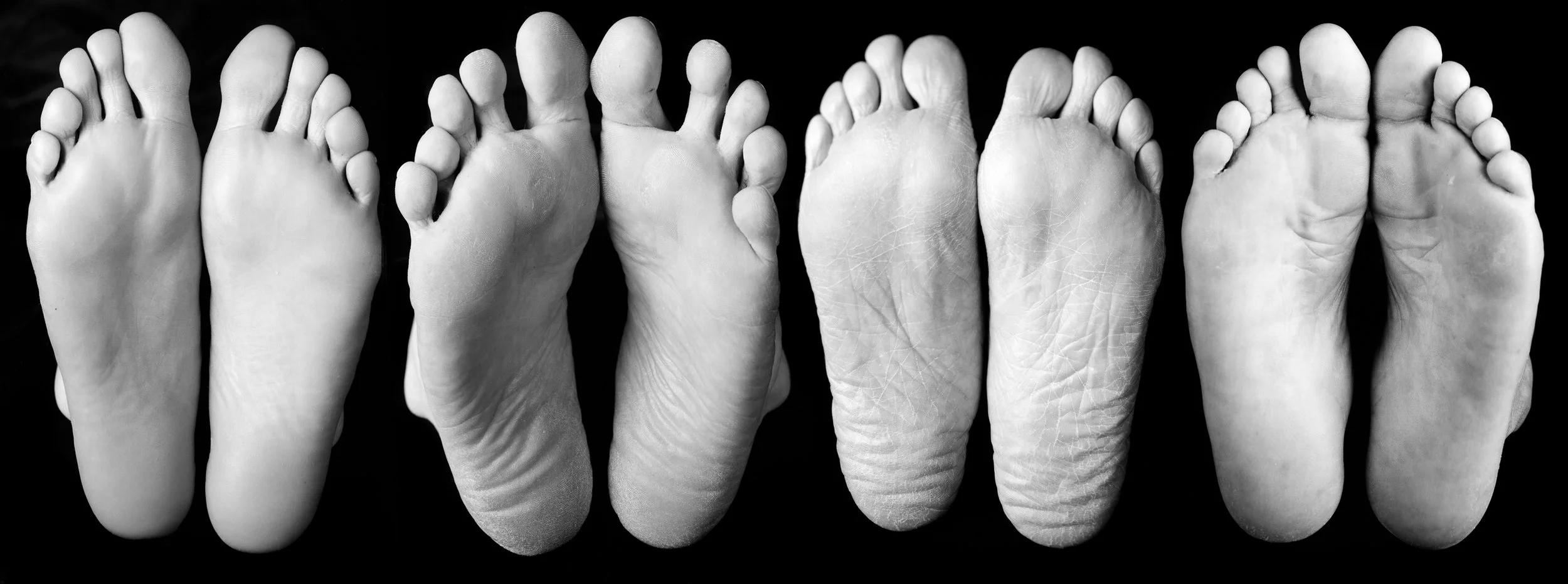   Cold Feet , quadtone inkjet print, 40” x 106”, 2005 
