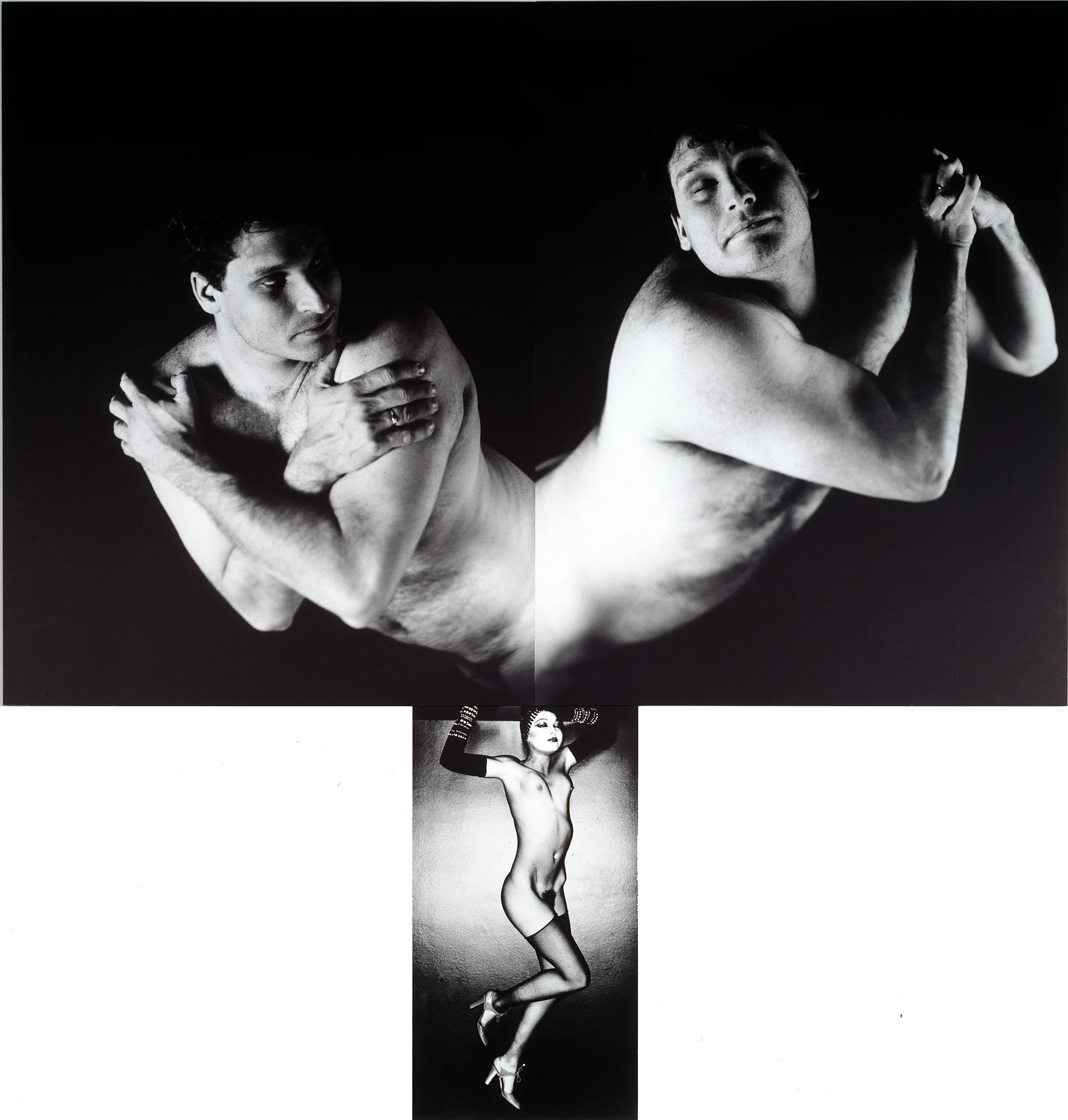   Pound of Flesh II , silver gelatin print - diptych, 96” x 98”, 1992 