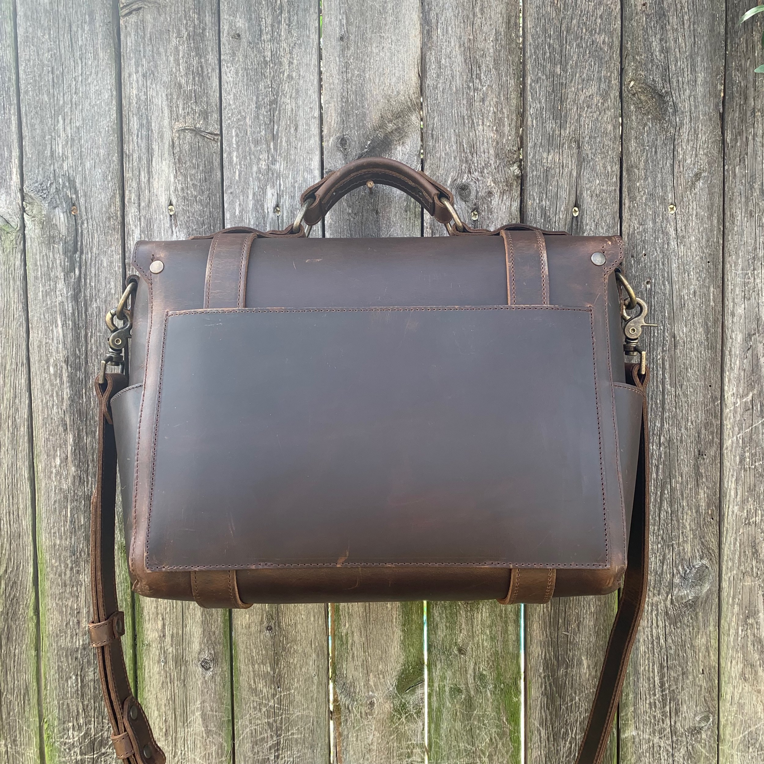 The Bonhoeffer briefcase — Heritage Leather