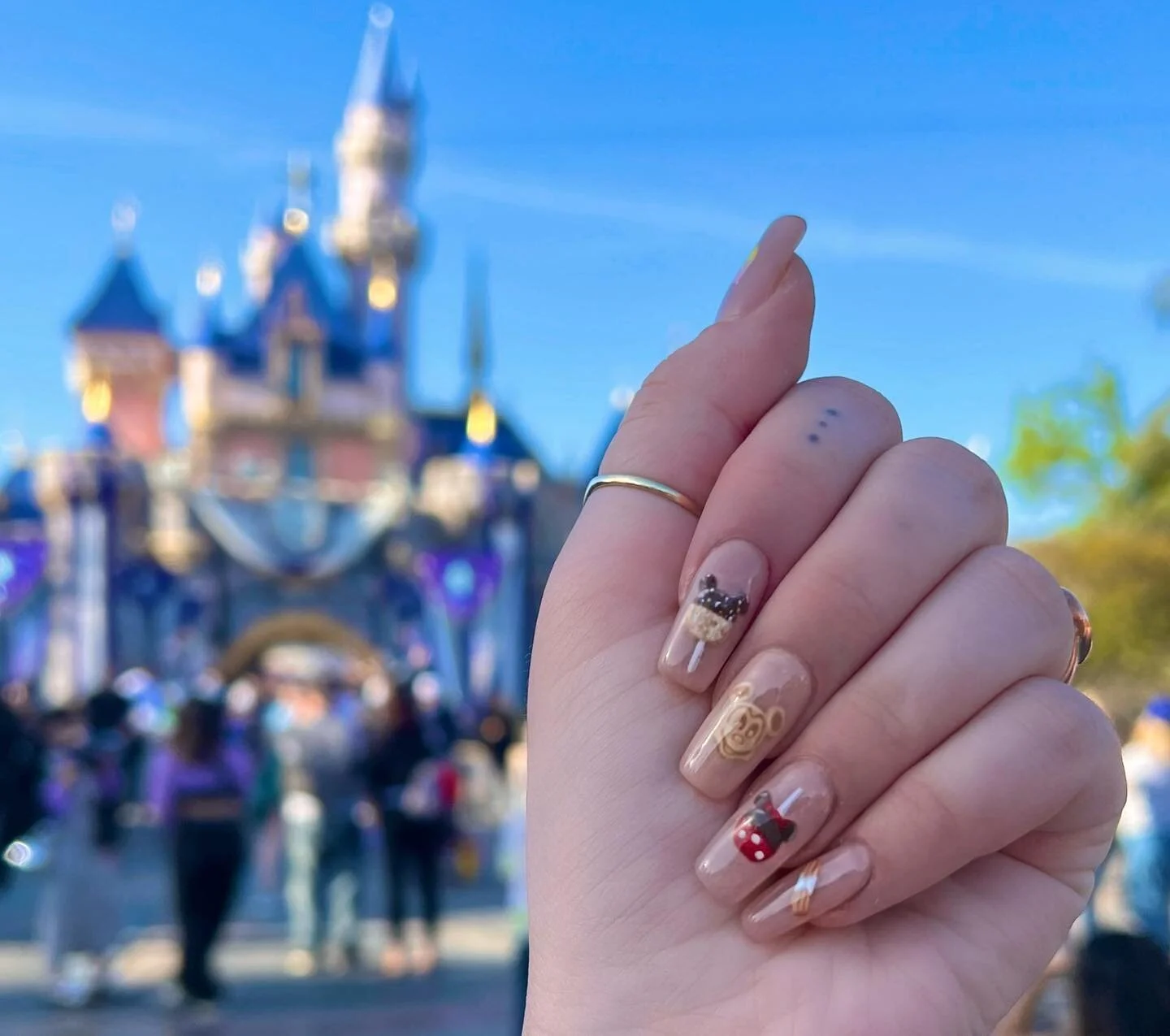 Disney snack nails for myself 🥨🐭