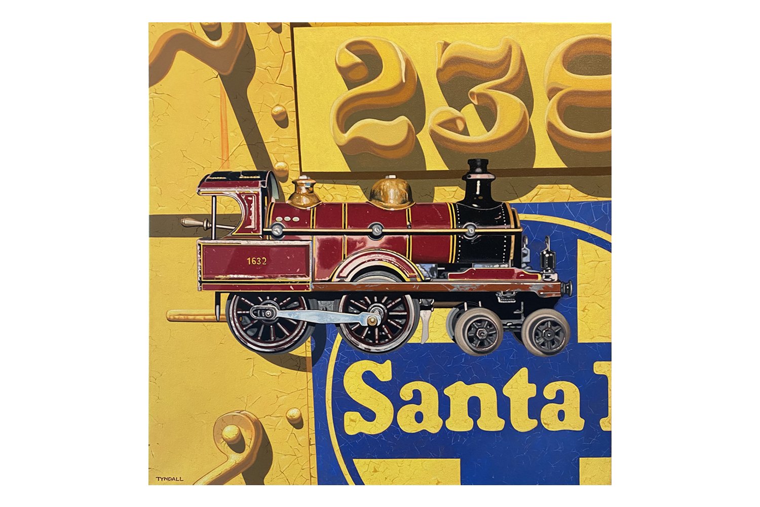 DAVID TYNDALL | Red Toy Train