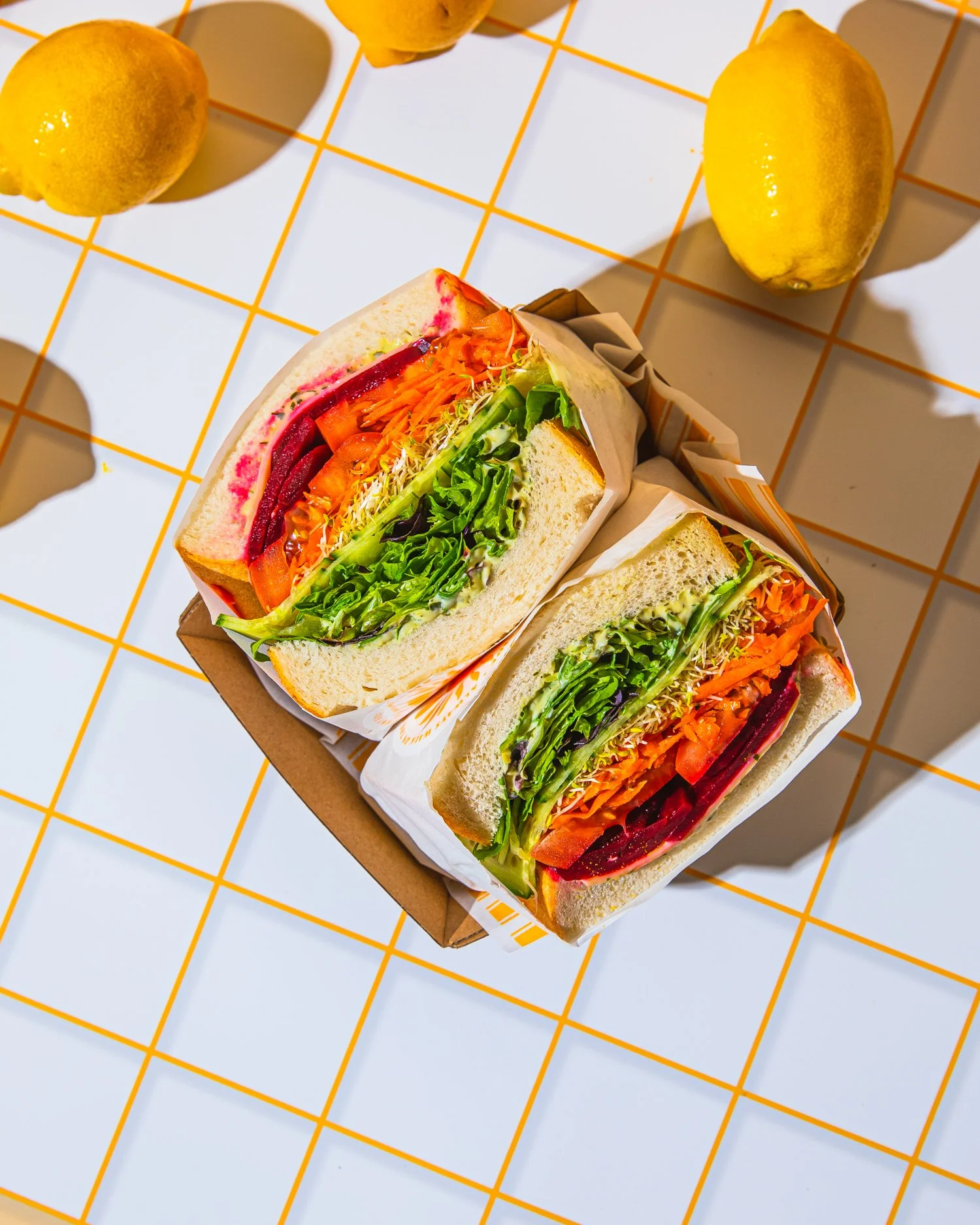 Sunny arvos call for something fresh ☀️🥪

Our salad sando is stacked with cucumber, heirloom tomatoes, beetroot, carrot, alfalfa, monster mayo &amp; aged cheddar, best enjoyed in the sun! Even better when you add smoked ham 💛