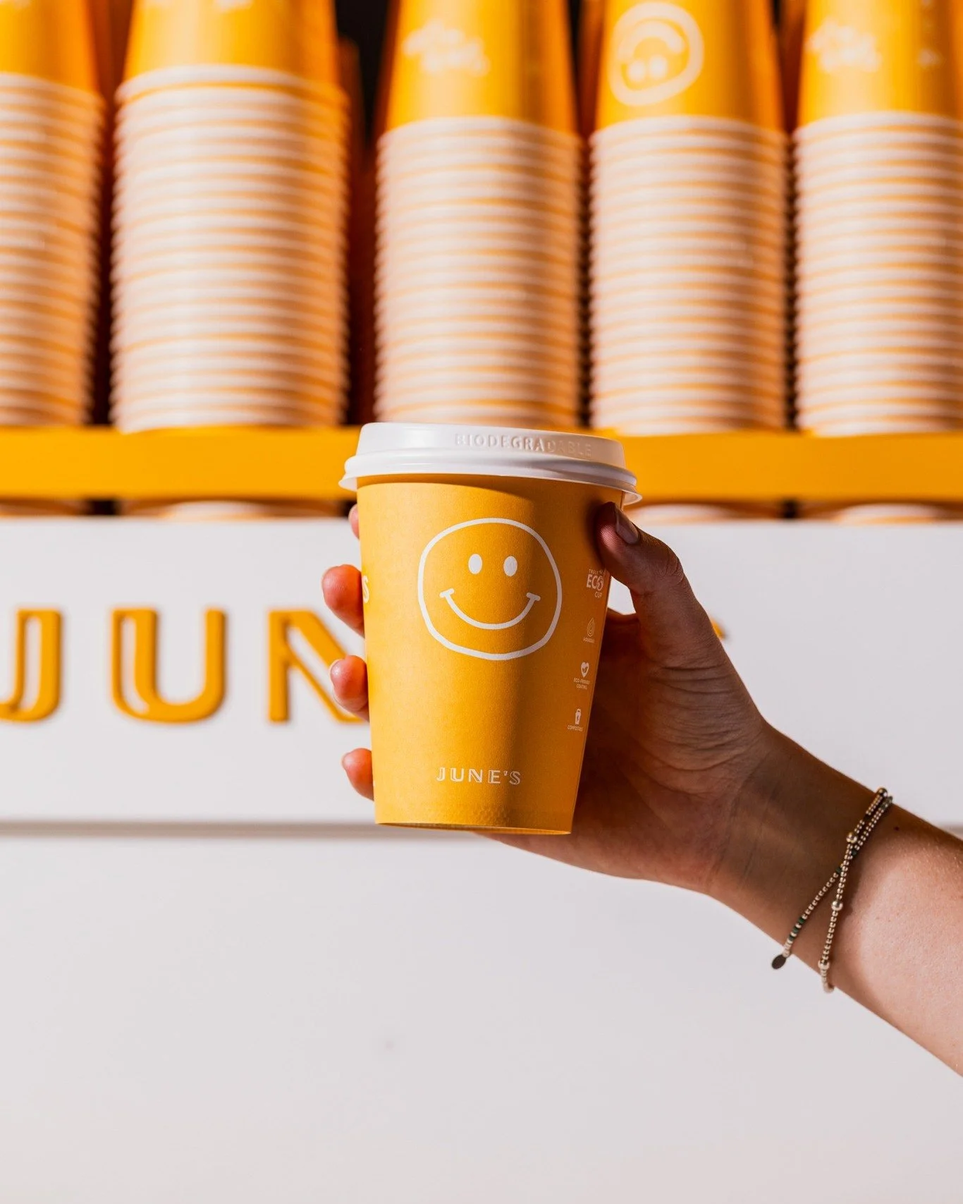 The secret behind a good morning coffee? Great beans.

Proudly pouring high-quality coffees every day at June's. Swing by for morning cups and afternoon bites!