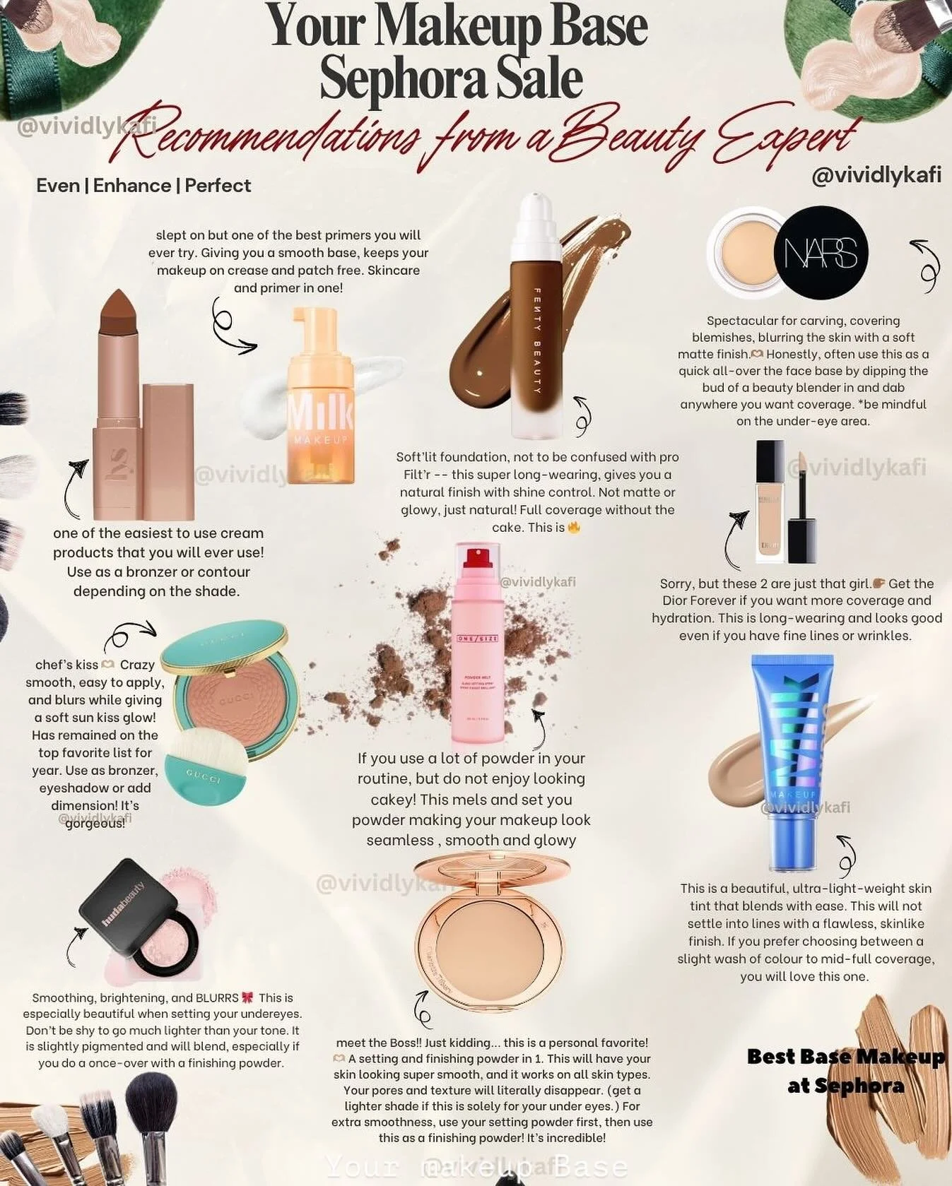 Your Makeup Base Guide, from a Beauty Pro✨
Even, Enhance and Perfect your base whether you love a full beat or a natural skin finish. Ideal for normal to combination or slightly oily skin types, and works beautifully on young to slightly mature skin.