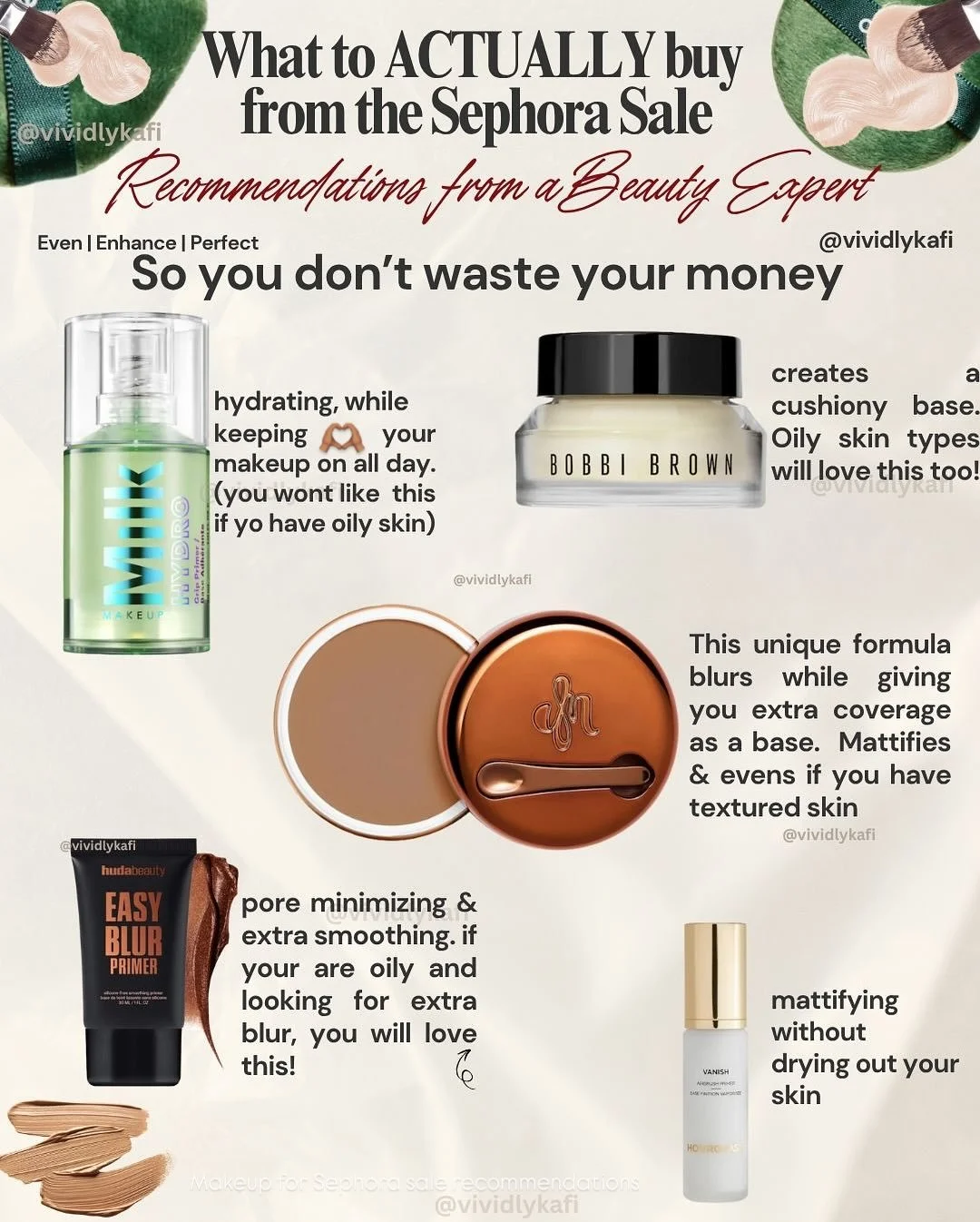 What to actually buy from the Sephora Sale &mdash; so you don&rsquo;t waste your money.
A streamlined guide to the base products that deliver &mdash; no guesswork, no regrets. From prep to finish, every pick is tested for long wear, smooth texture, a