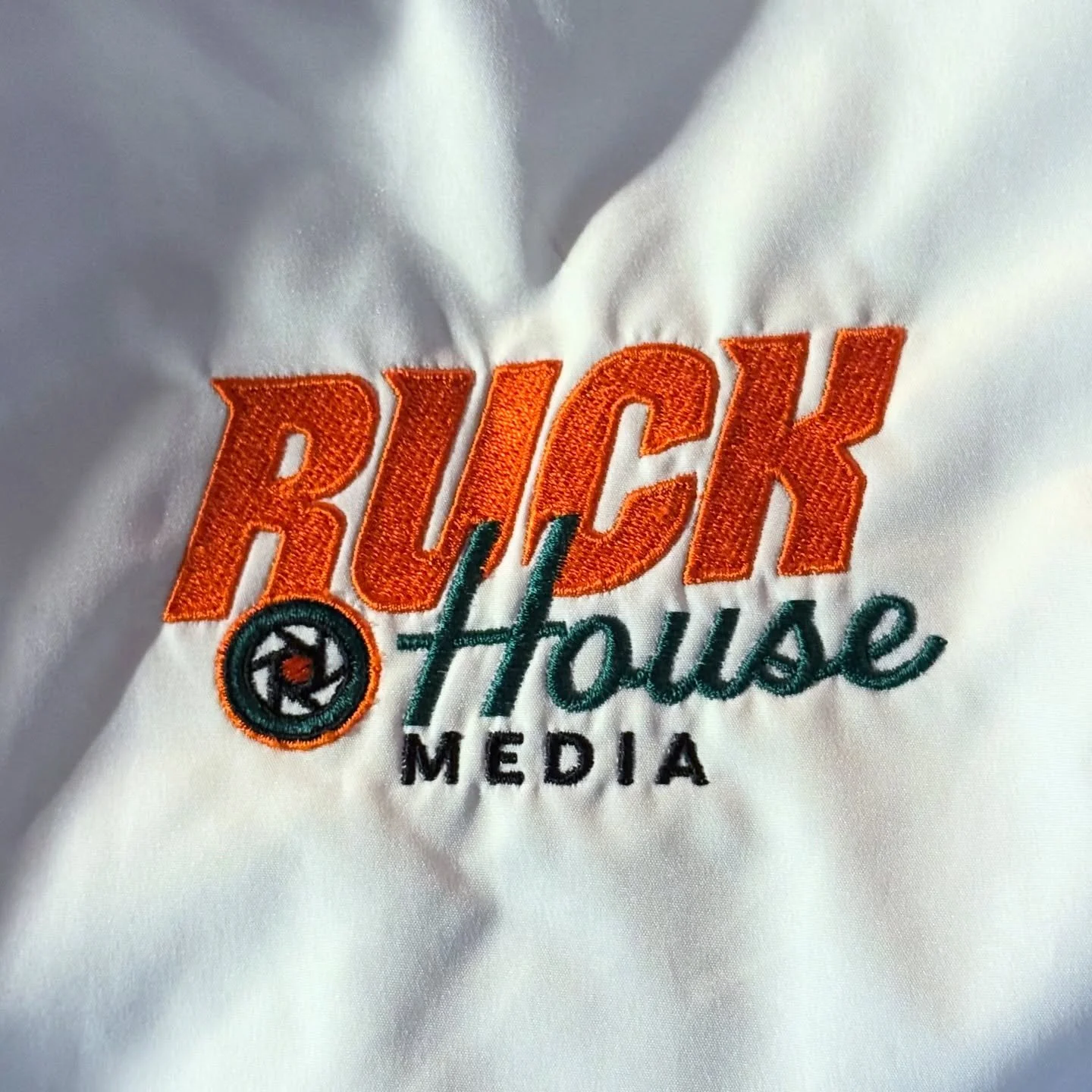 Logo for @the.ruckhouse looks great embroidered 🔥 
#ruckhousemedia #canvasdesigncompany #logo #branddesign