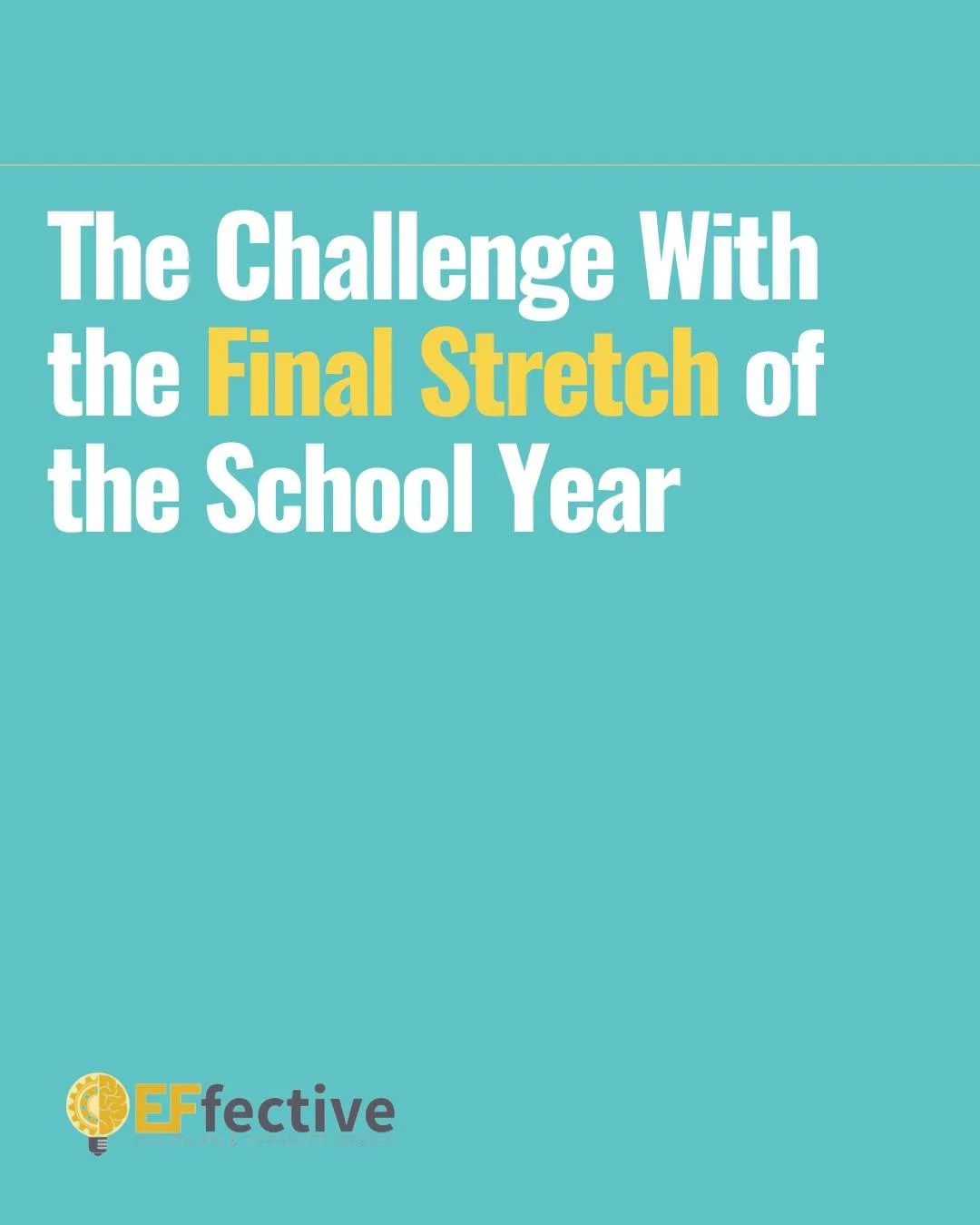As the school year enters its final stretch, academic demands often increase; this causes students to rely heavily on executive functioning skills. For students with ADHD or learning differences, these increased demands can make it harder to stay org