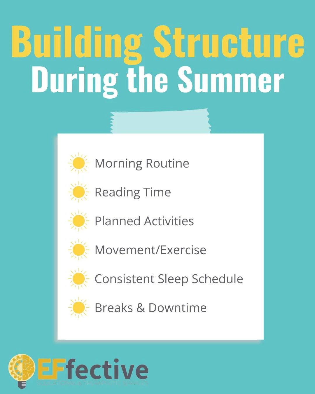 Summer schedules often look very different from the structure of the school year. While increased flexibility can be beneficial, many students still benefit from predictable routines and consistent expectations throughout the summer months. Simple st