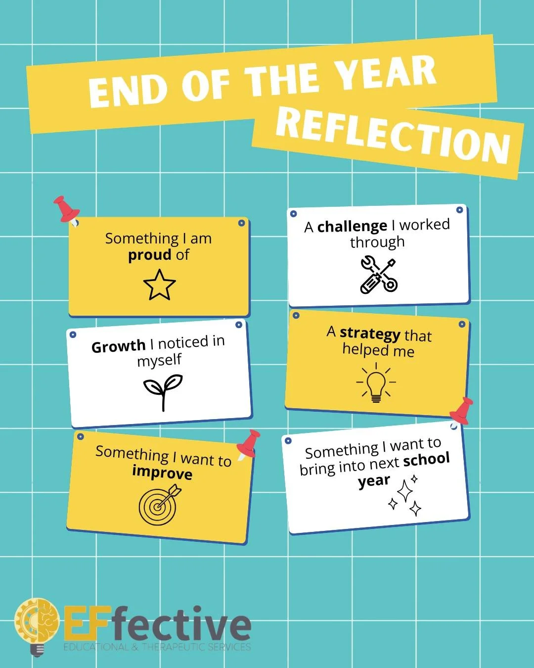 As the school year comes to a close, taking time to reflect can help students recognize growth, challenges, and progress that may not always be obvious day to day. Reflection provides an opportunity to consider accomplishments, identify strategies th
