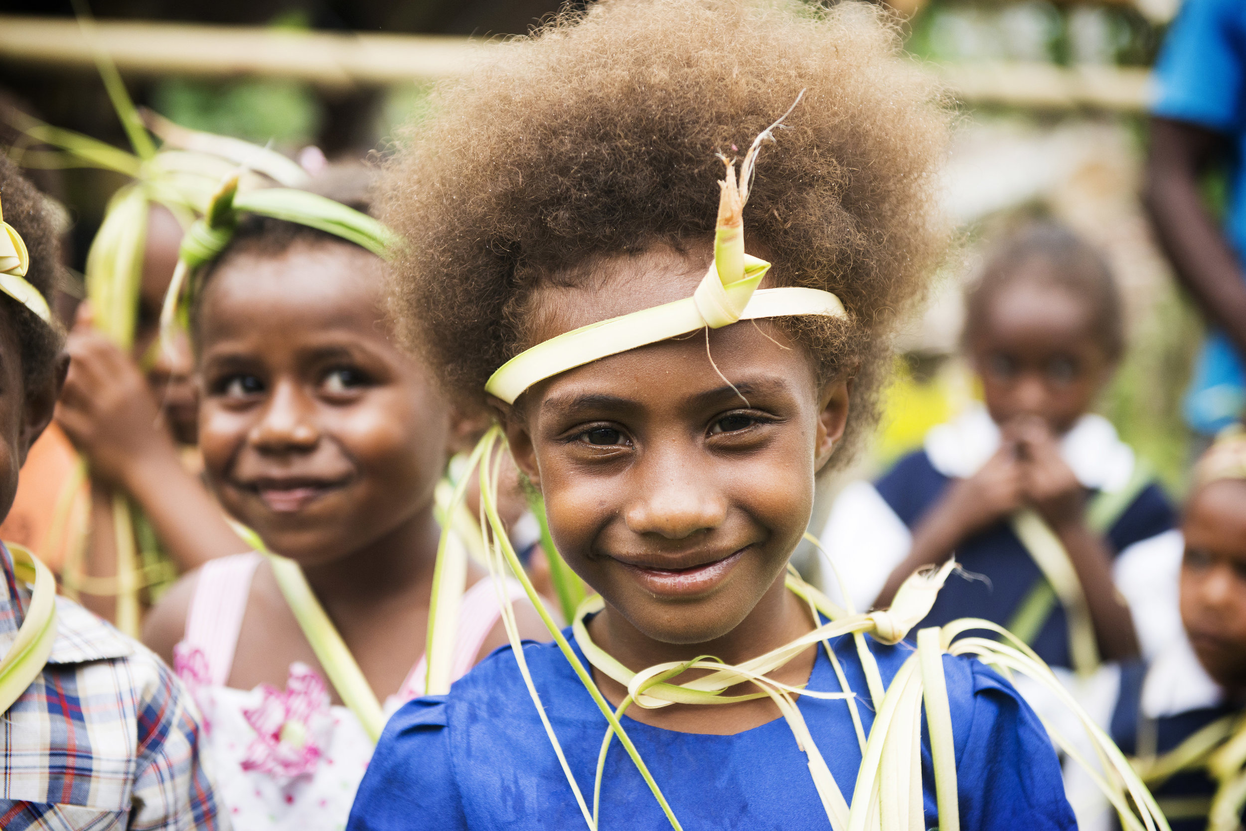 Kindy re-opening, 3 months on from Cyclone Pam. Tongoa, Vanuatu. 2015. 