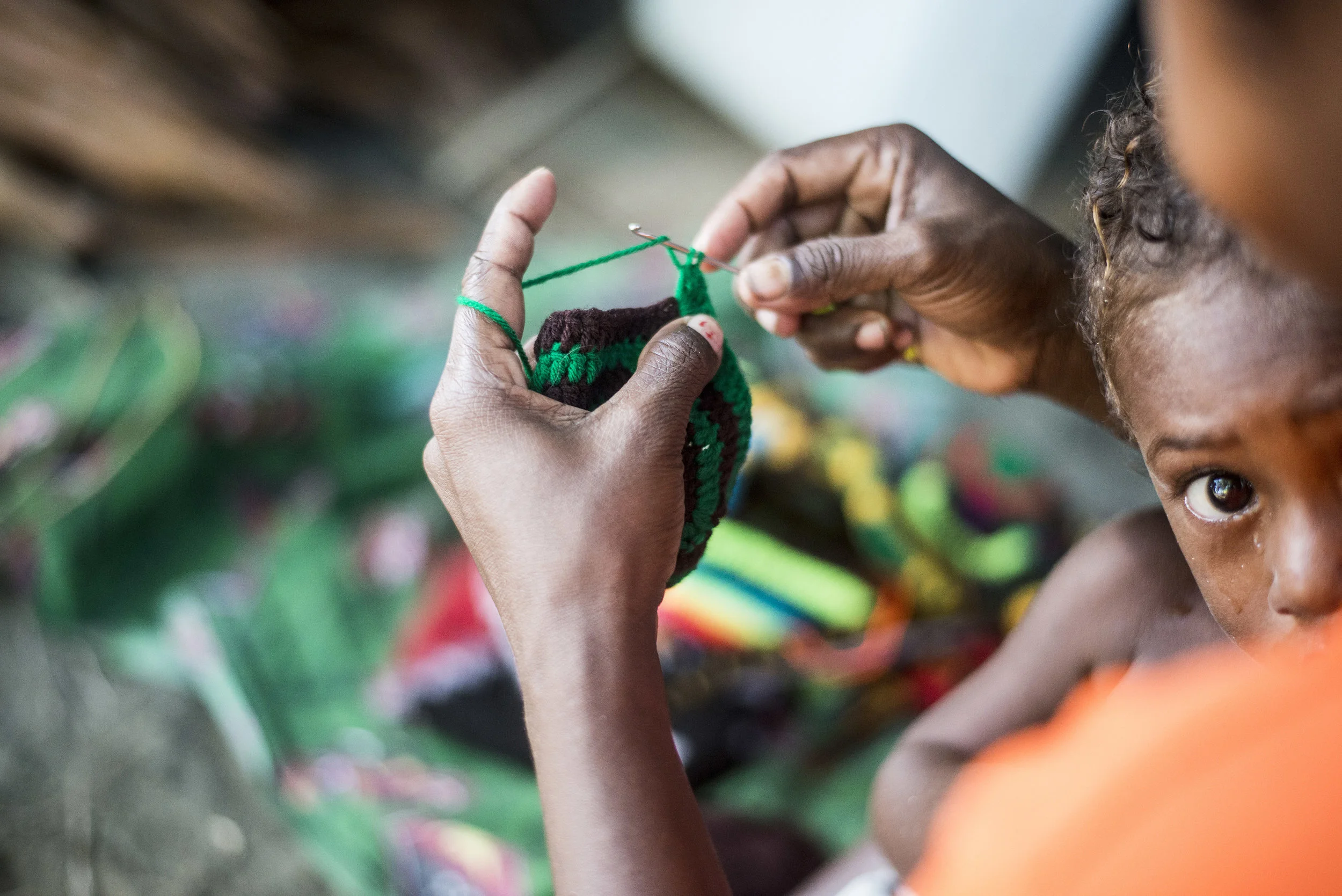 Dandan Care Centre, Kadovar volcano emergency response. East Sepik, PNG. 2018.