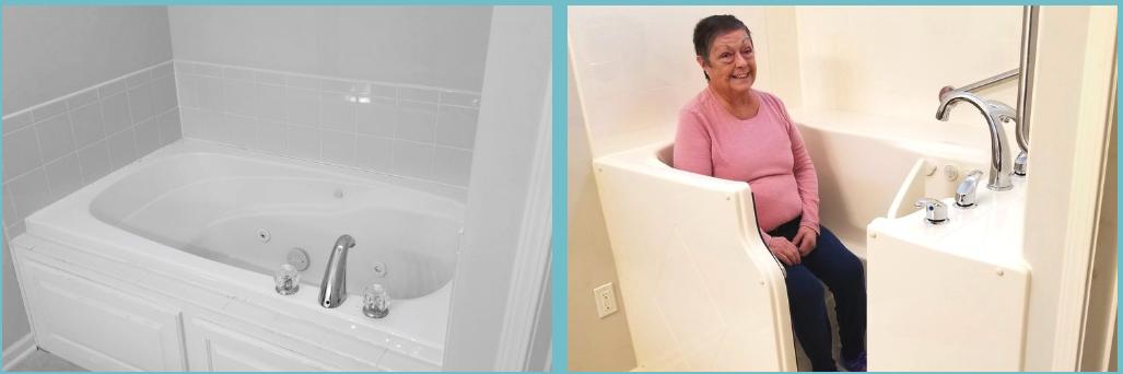 A Walk-In Bathtub will change the look and feel of your bathing experience!