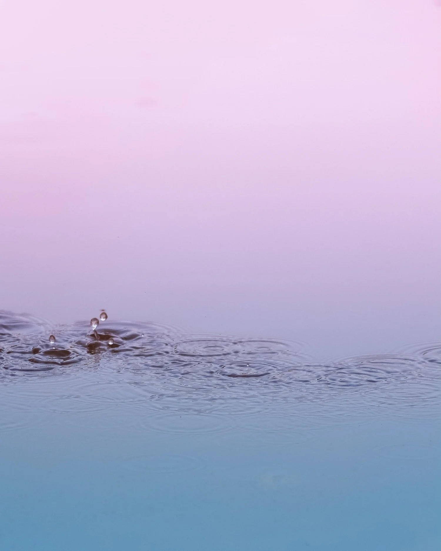 Raindrops on a Pond - Beginning and Endings 