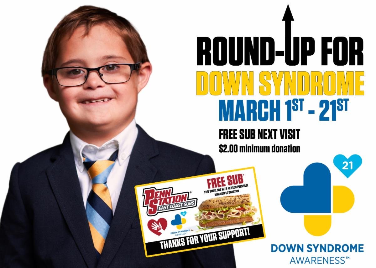 ROUND UP FOR DOWN SYNDROME AT PENN STATION