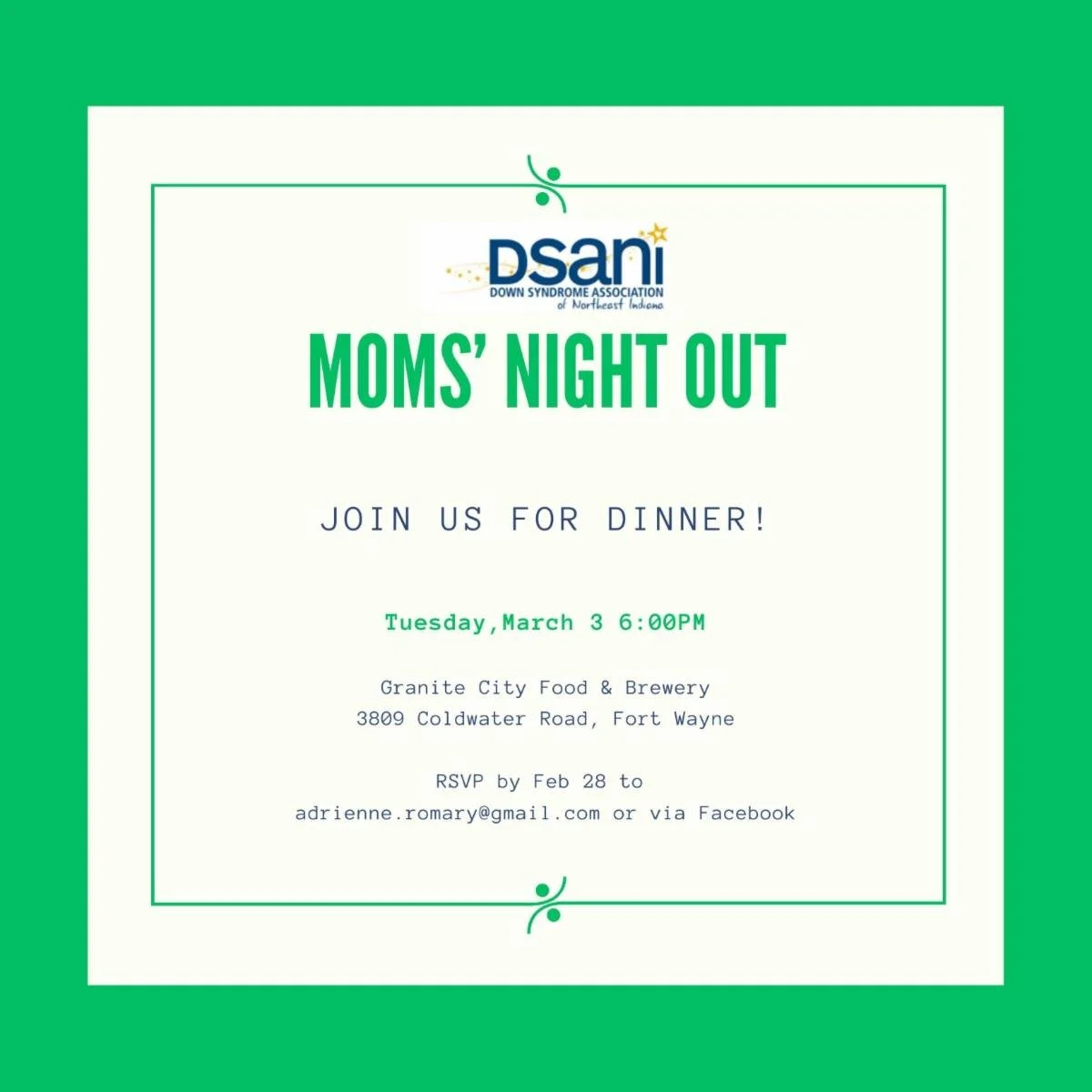 DSANI Moms Night Out - Dinner
