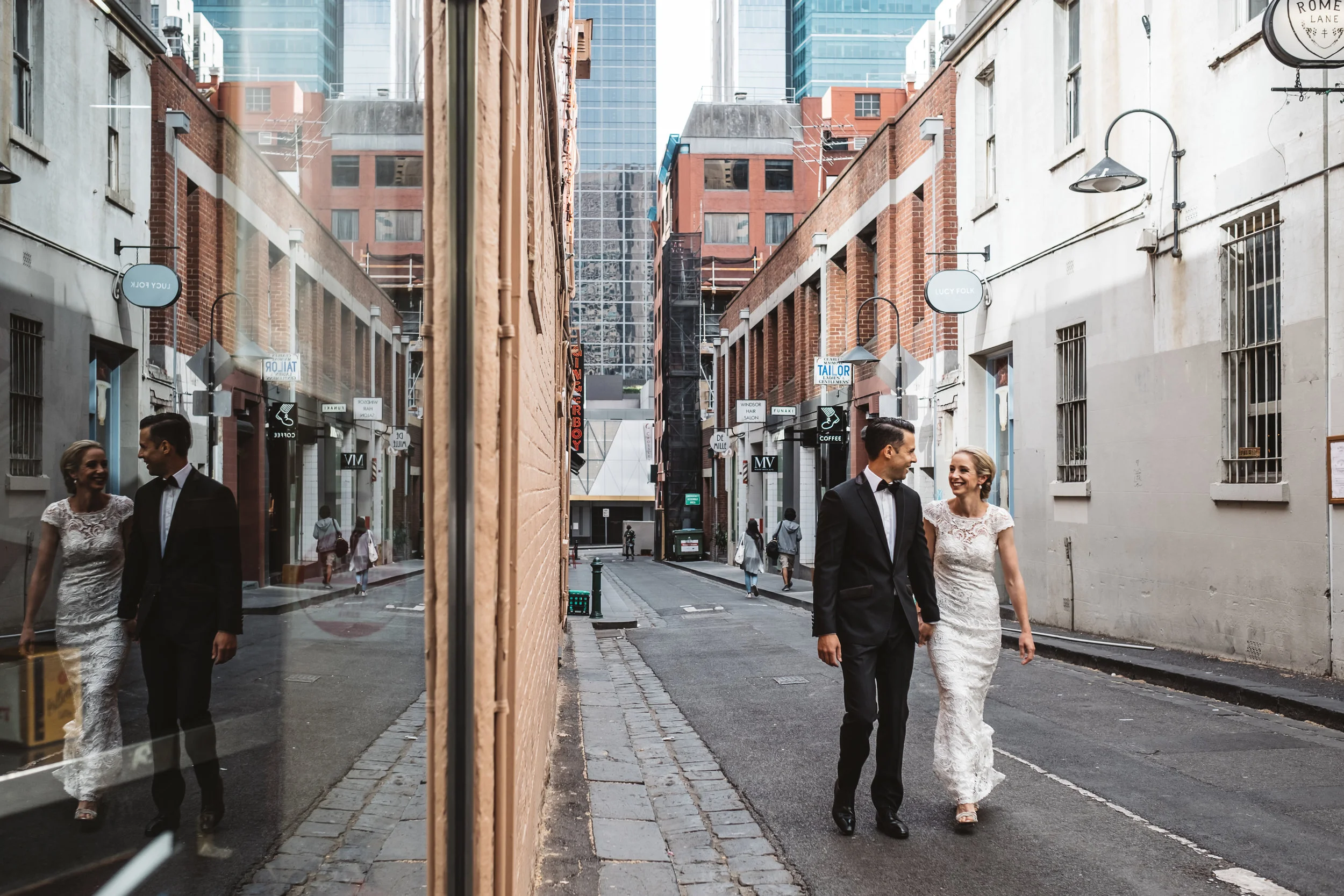 melbourne engagement and wedding photography near the registry office