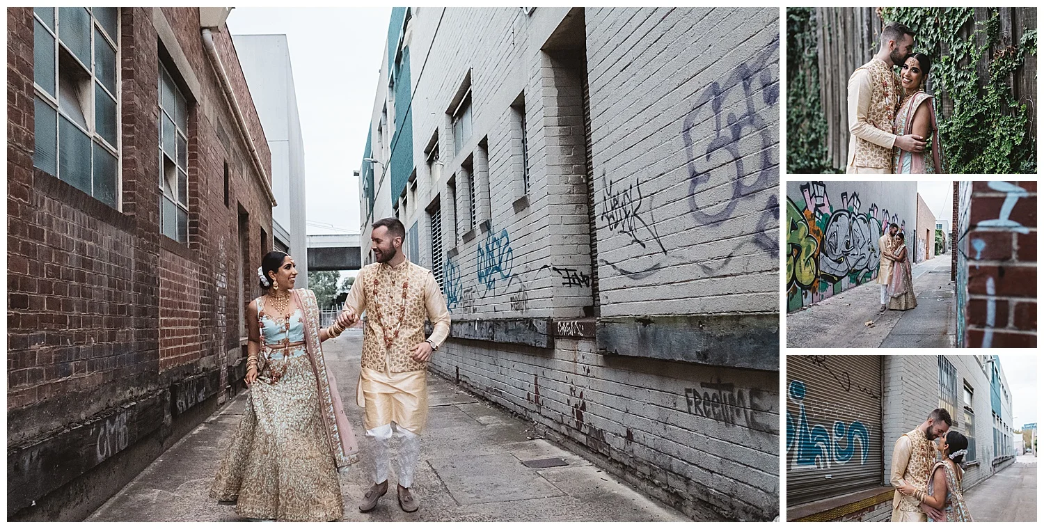 Inner Melbourne uban engagement photography for couples