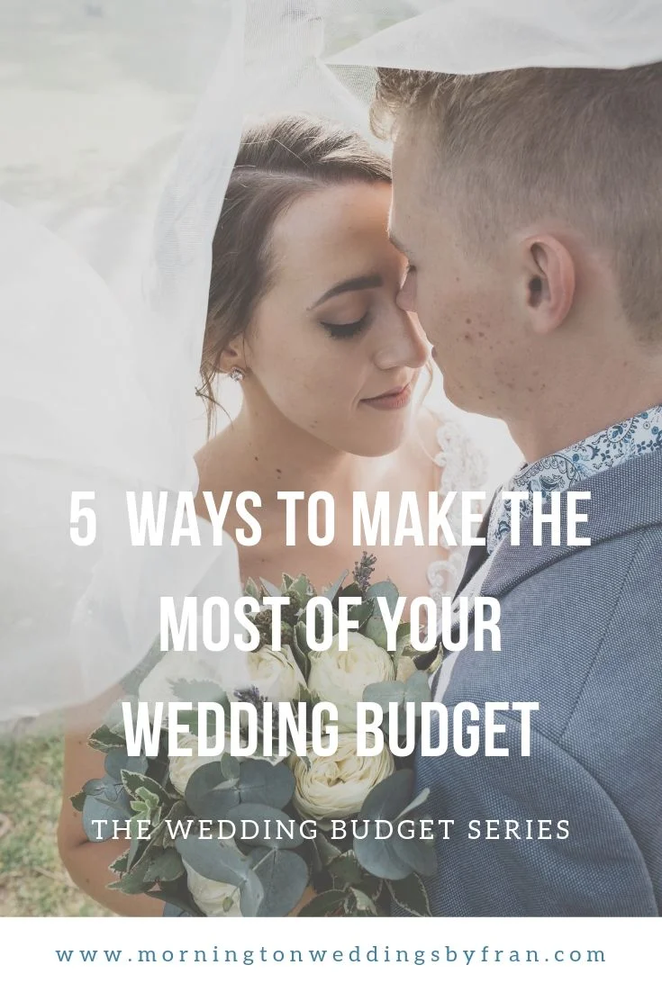 Mornington wedding and budget planning for your wedding day